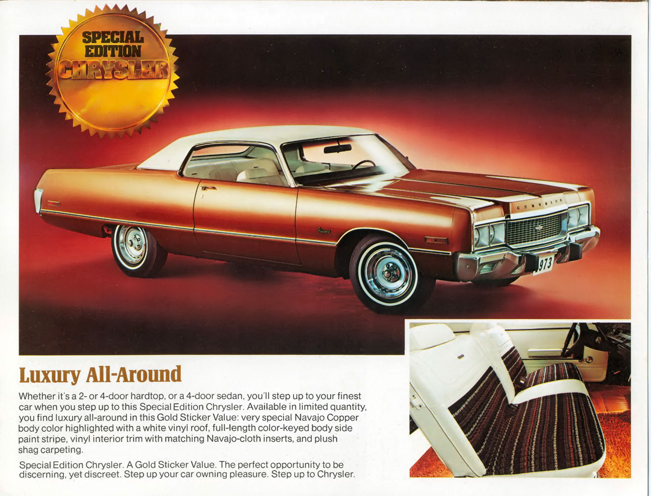 1973 Chrysler Auto Advertising